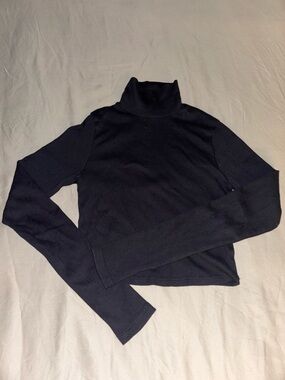 Reformation Mock-neck Cropped Top